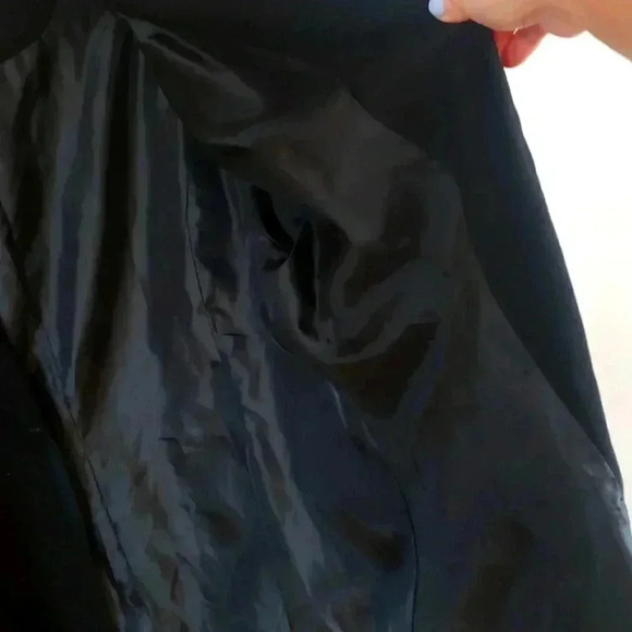 Psalm CIV Black Blazer Vintage 80s Statement Embroidered Jacket size 24W - Picture 6 of 8